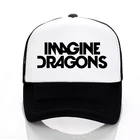 Женские и мужские бейсболки представляем себя Драконы Рок-Группы американская индийская рок-группа кепка мужская и женская летняя сетчатая Кепка с буквенным принтом Снэпбэк кепки