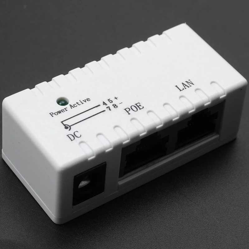 Poe сплиттер инжектор Rj45 Dc 5 мм x 2 1 вход пассивный фотоадаптер для Ip сетевой камеры