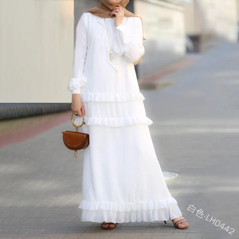 Однотонное повседневное женское платье макси в стиле бохо винтажное пляжное до