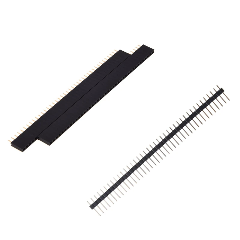 20 Pcs 1X40 Pin 2.54mm Pitch Straight Single Row PCB Female Headers | Электроника