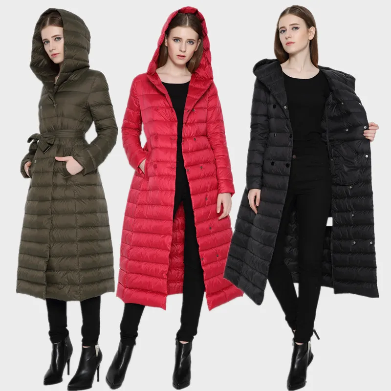 Шапка пуховая куртка женская одежда женские топы зимнее длинное пальто Manteau Femme