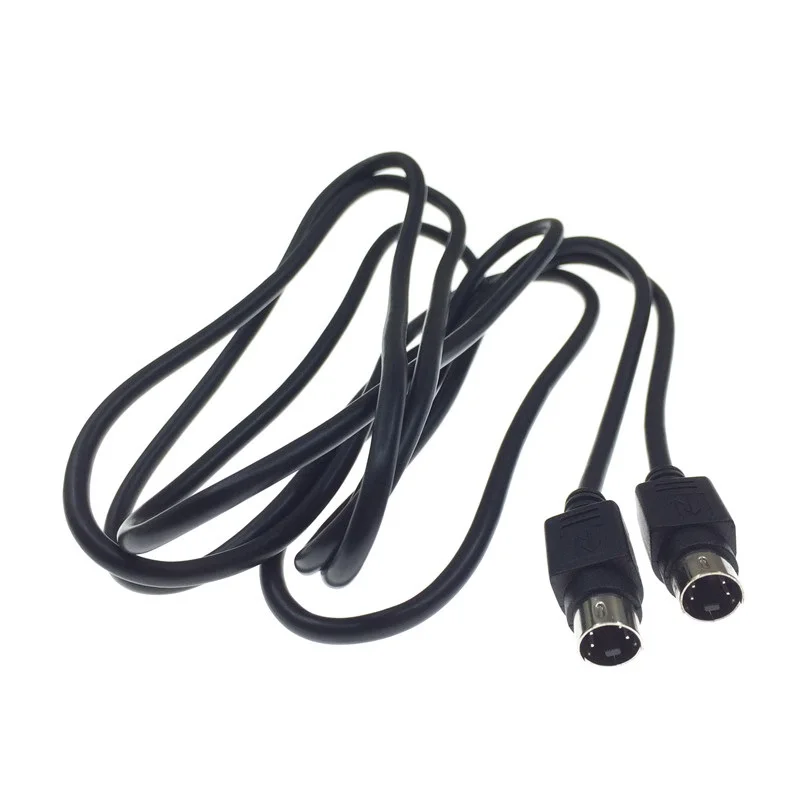 

1pc 6FT S-Video Mini Din 4 Pin Male to Male Dual Male Cable For DVD HDTV