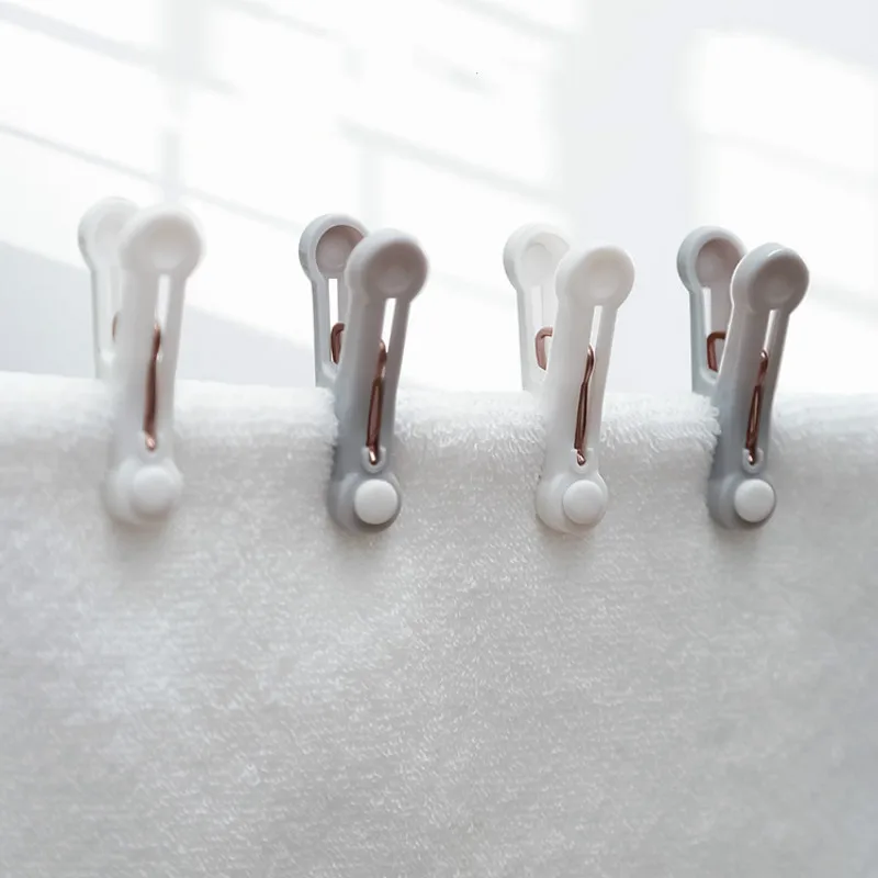 Мягкая прищепка с защитой от ветра для сушки одежды бытовая одинарная вешалка