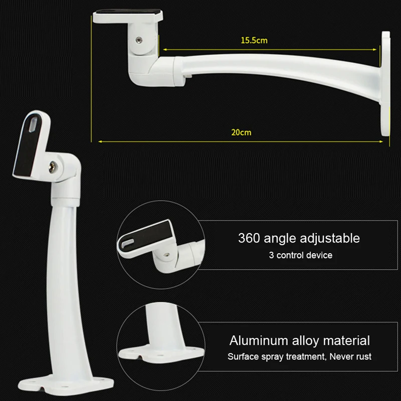 Светодиодный мини проектор TORA DOLA TD90 T6 TD01 настенный кронштейн с углом обзора 360