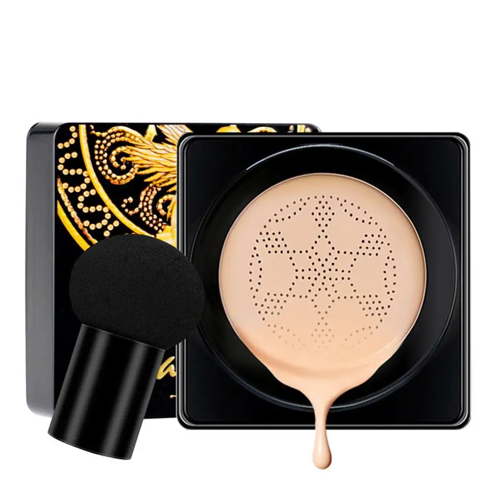 

Mushroom Head Air Cushion Natural Moisturizing Oil Control Facial Blemish Concealer Foundation Bb Cream For Women Girls 20g