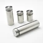 10 шт. 304 нержавеющая сталь Стеклянные крепежные детали акриловые рекламные стойки штырьковые гвозди крепежные винты для билборда оборудование 12 мм диаметр