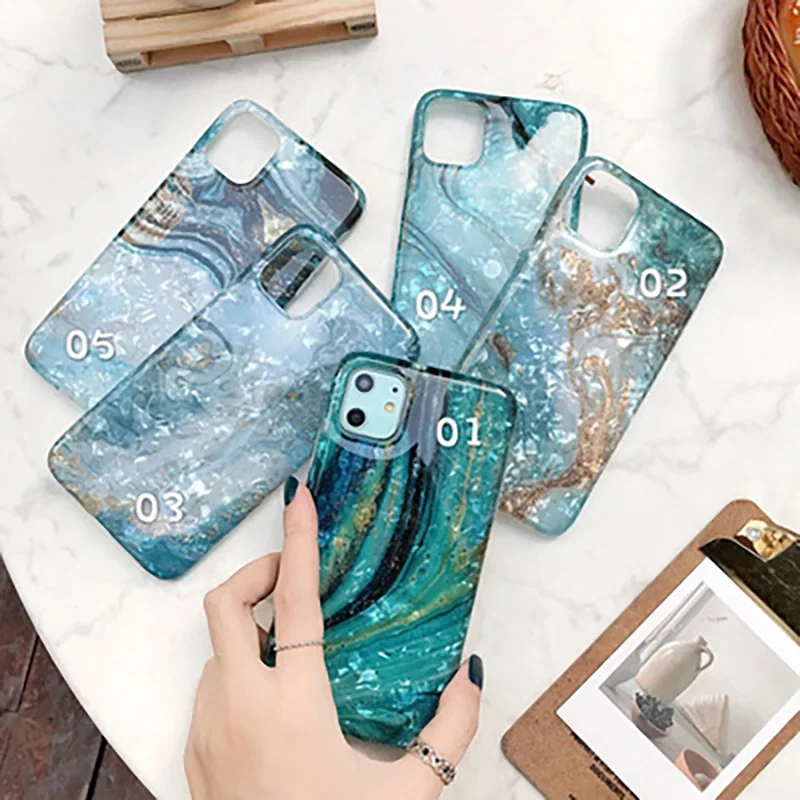 Роскошные милые чехлы для телефонов с бриллиантами зеленый цвет i Phone X XR XS MAX 7 8 Plus