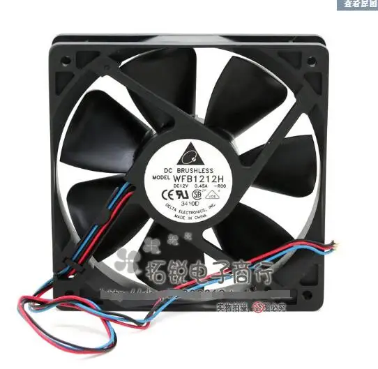 3-проводной Вентилятор охлаждения сервера Delta Electronics WFB1212H F00 DC 12 В 120 А 120x25 мм