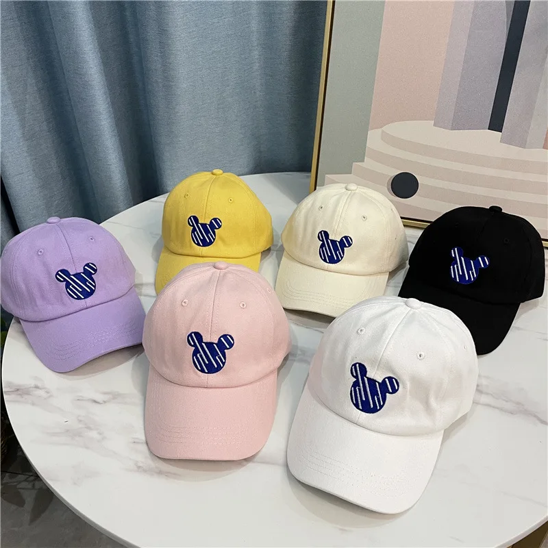 

2021 Disney for Children go out Mickey cap BOYS GIRLS BABY sunscreen cap sunshade cap baseball cap
