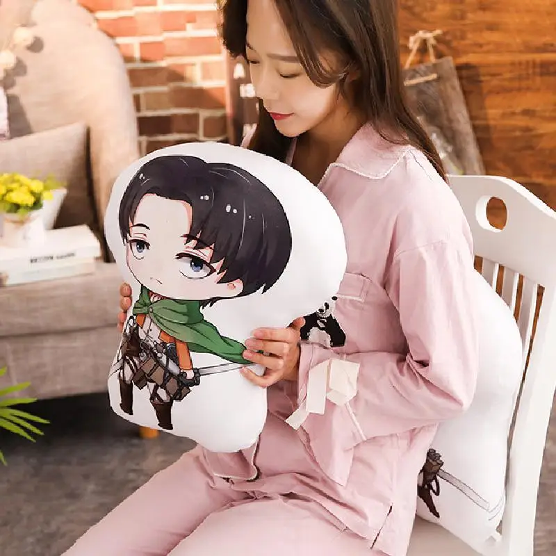 Аниме атака на Титанов периферийные Плюшевые Подвески Брелок Эрен Микаса Леви