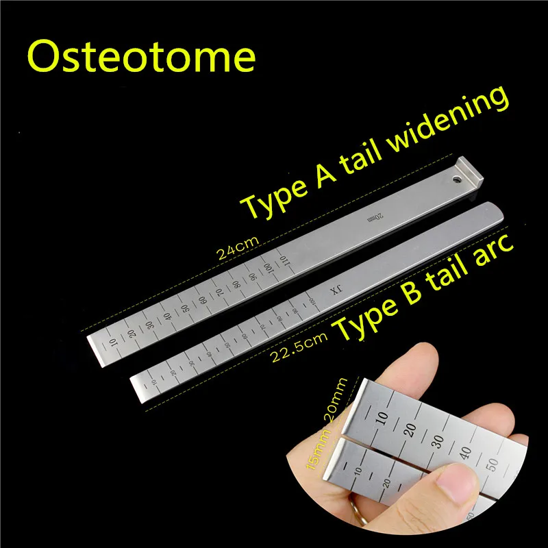 

Orthopedic instrument medical HTO osteotome high tibial osteotomy platform thin osteotomy Pad resection ankle joint bone knife