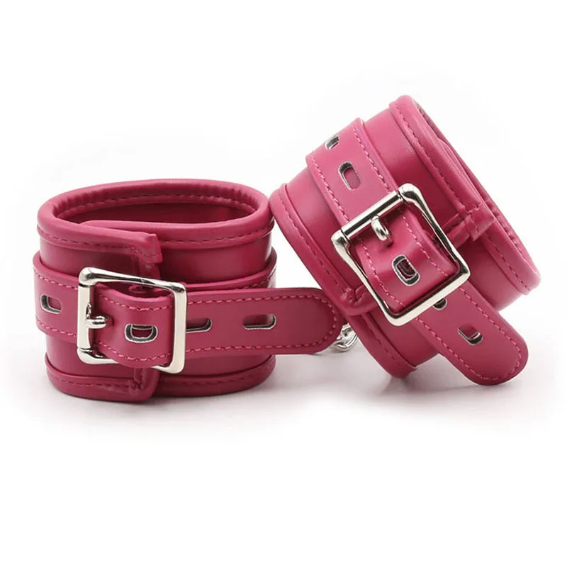 Взрослые игрушки Эротические кожаные наручники до щиколотки секс-игры для пар