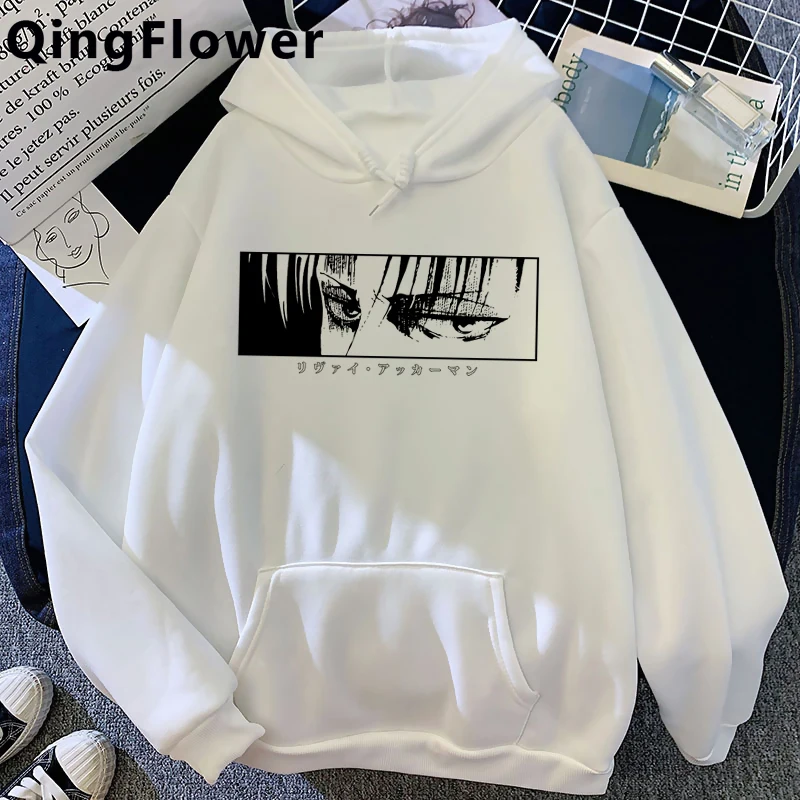 

Attack on Titan Shingeki No Kyojin hoodies male grunge printed Oversized men pullover clothing anime 2021