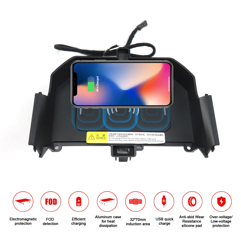 Aotsr беспроводное автомобильное зарядное устройство для BMW Новое 5 серия/5 Серия GT