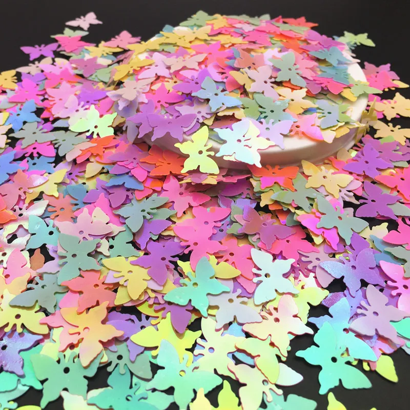 20 г Бабочка Форма ПВХ красочные свободные блестки пайетки вечерние искусство