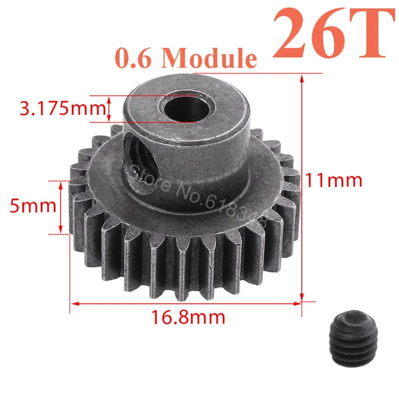HSP 11184 стальная брифференциальная основная Шестерня 64T 11176 540 двигатель 26T Запчасти