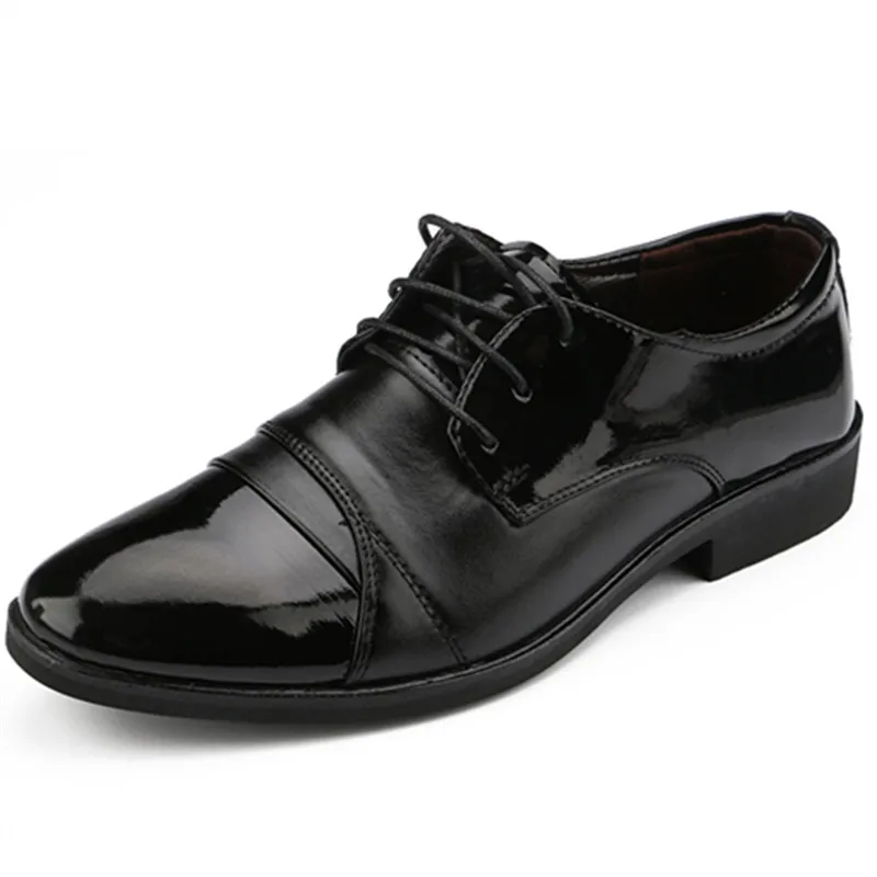 

2021 New Men Dress Shoes High Quality Leather Formal Shoes Men Big Size 38-48 Oxford Shoes for Men Fashion Office Shoes Men