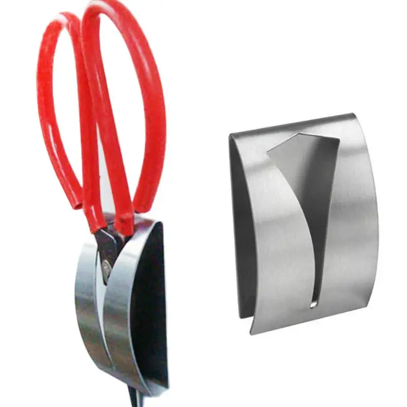 

2pcs Stainless Steel Self Adhesive Towel Holder Wall Mounted Hangers Bathroom