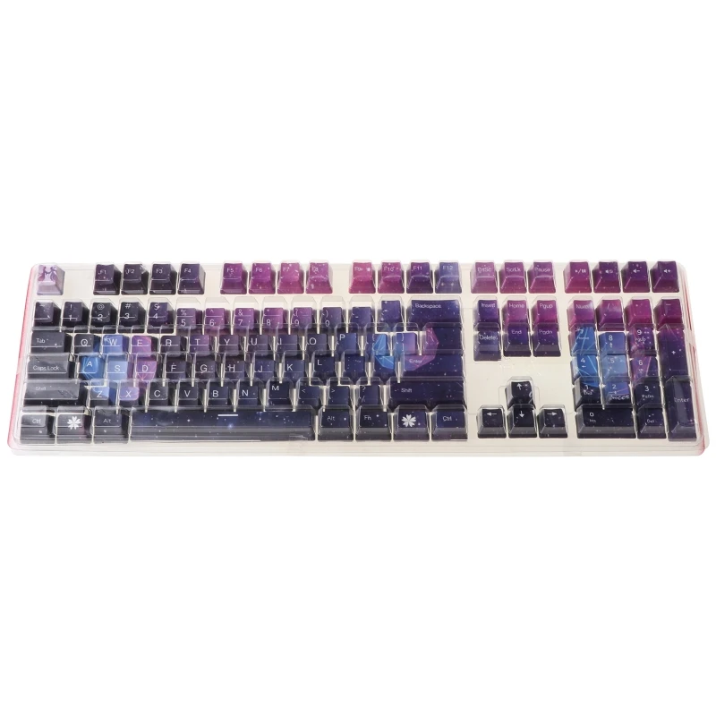 

104 Keys OEM PBT Sublimation Cherry Blossom Keycap Set Mechanical Keyboard Keycaps for Cherry MX Switches Keyboard