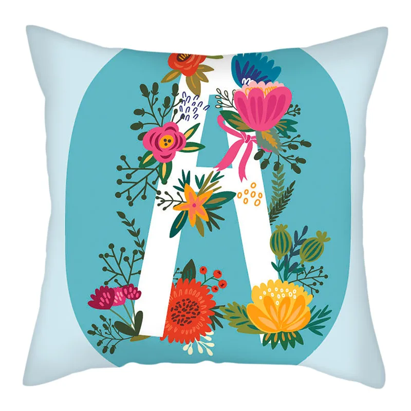 Чехол Fuwatacchi для подушки в английском стиле с синими цветами наволочка дивана