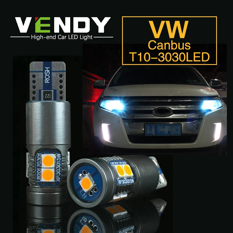 

1pcs Car LED Clearance Light Canbus W5W T10 Bulb For VW passat b6 b5 b7 mk3 touran golf 4 5 6 7 polo tiguan t5 touareg jetta mk6