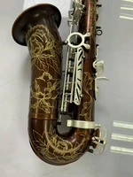 new shelf saxophone alto professional antique copper e alto sax series high saxophone with mouthpiece reeds neck case