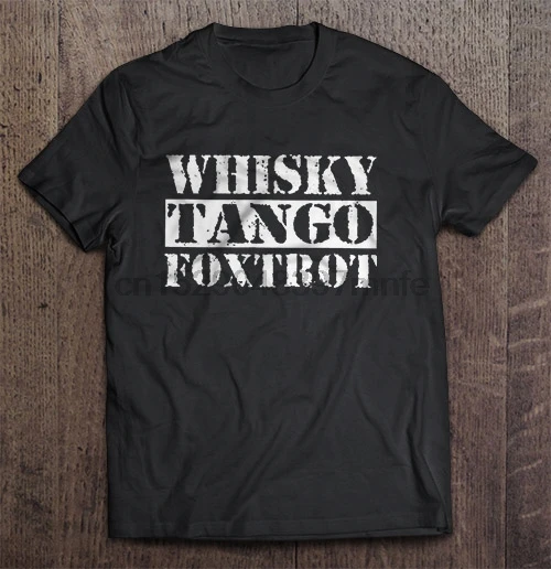 Мужская футболка Whisky Tango Foxtrot женская футболка|Мужские футболки| |