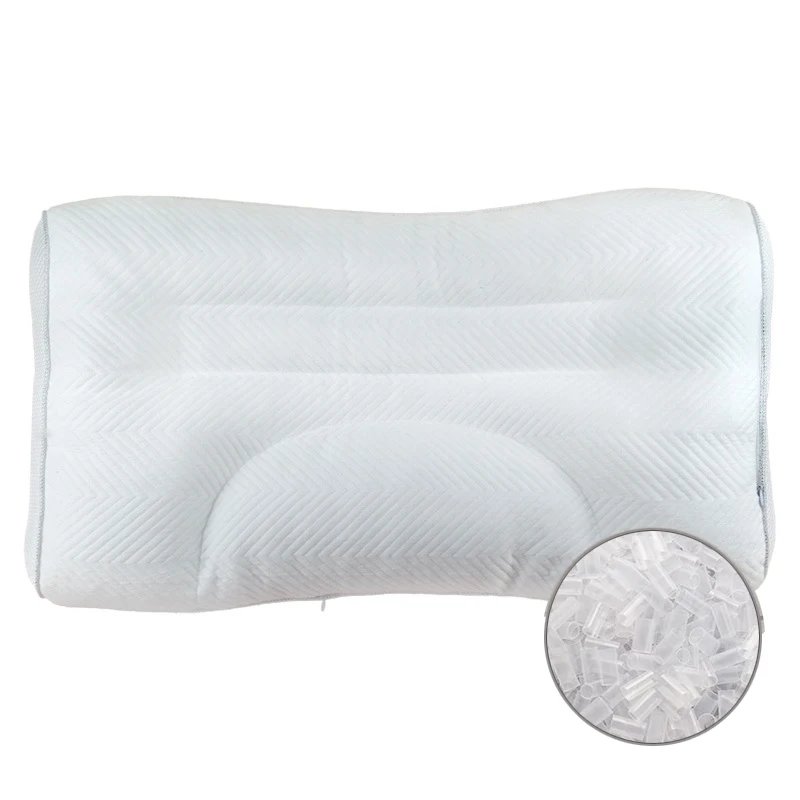 

Japan Style Orthopedic Cervical Pillow 50*30CM Ergonomic Neck Pillow Adjustable PE Hose Filled Sleeping Pillow