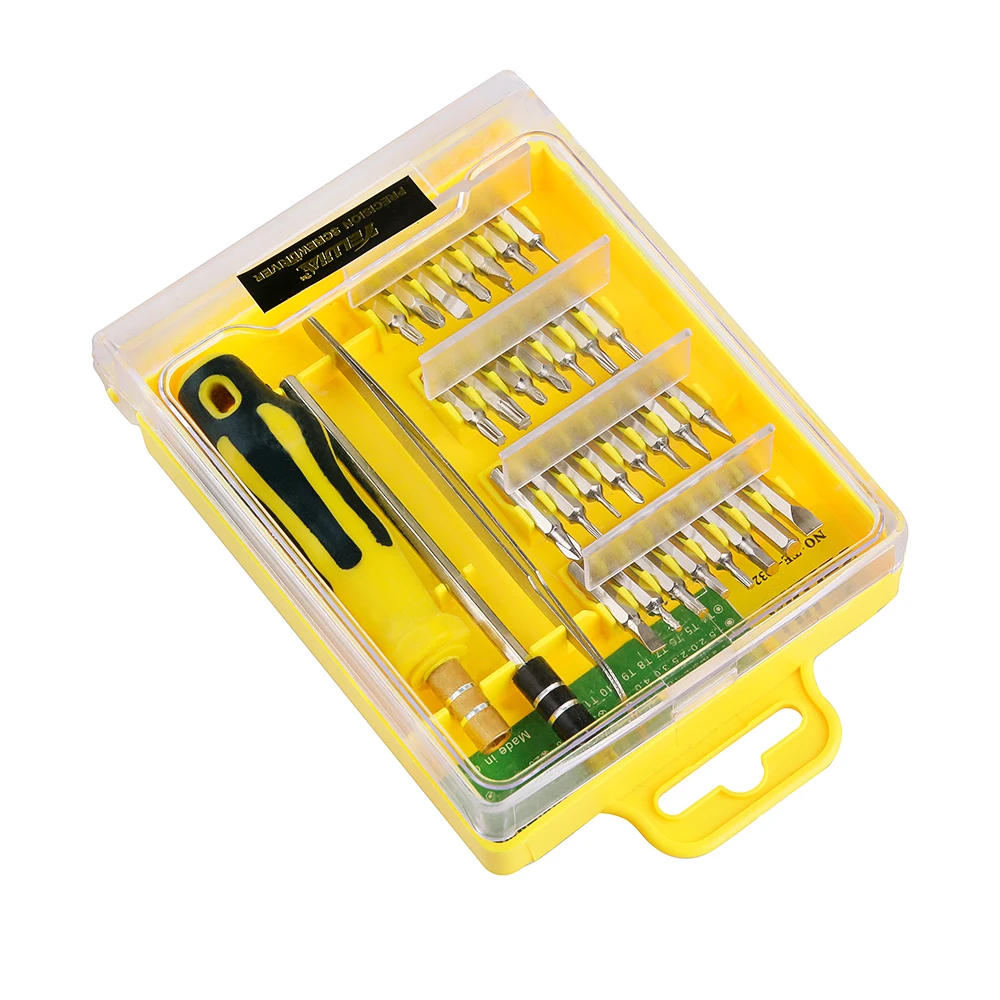 Набор отверток 32 в 1 прецизионные биты для ручного ремонта ноутбуков и мобильных