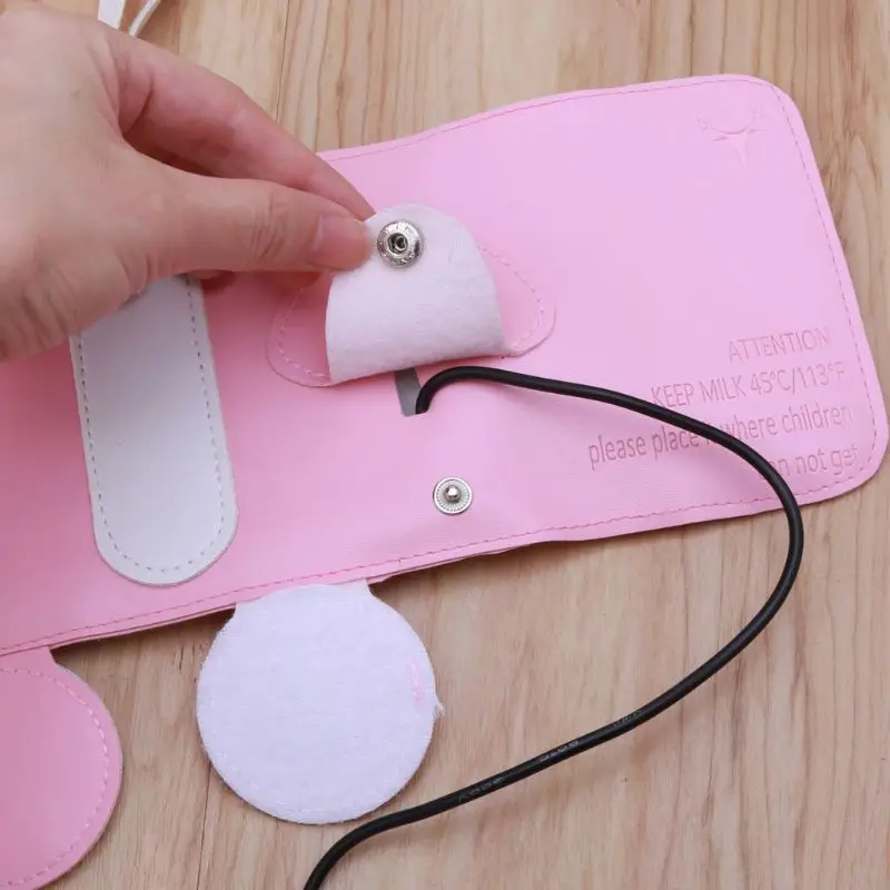 

USB Charging Baby Bottle Heated Cover Newborn Baby Bottle Feeding Insulated Bag Portable Infant Milk Feeding Warmer