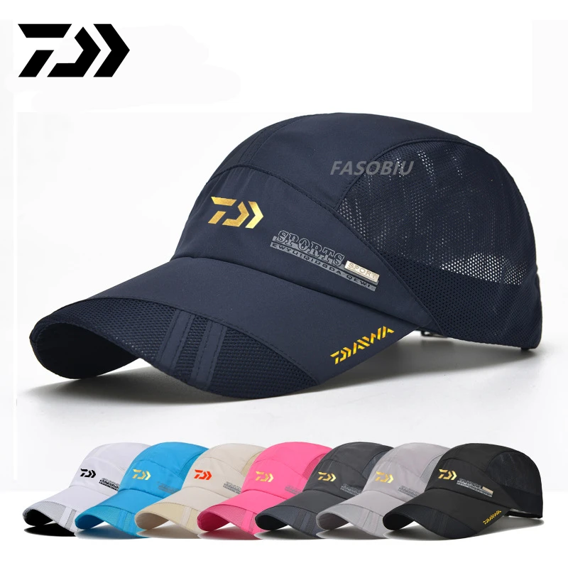 

Daiwa Fishing Hat Men's Outdoor Sun Protection Sunshade Fishing Hat Sports Breathable Quick-drying Hiking Riding Baseball Hat