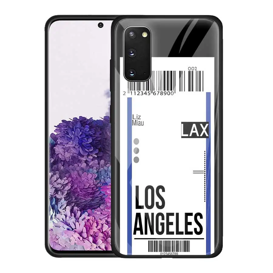 Чехол для телефона Samsung Galaxy S21 S20 FE S10 S10E Lite из закаленного стекла Ultra S9 S8 Plus чехол INS