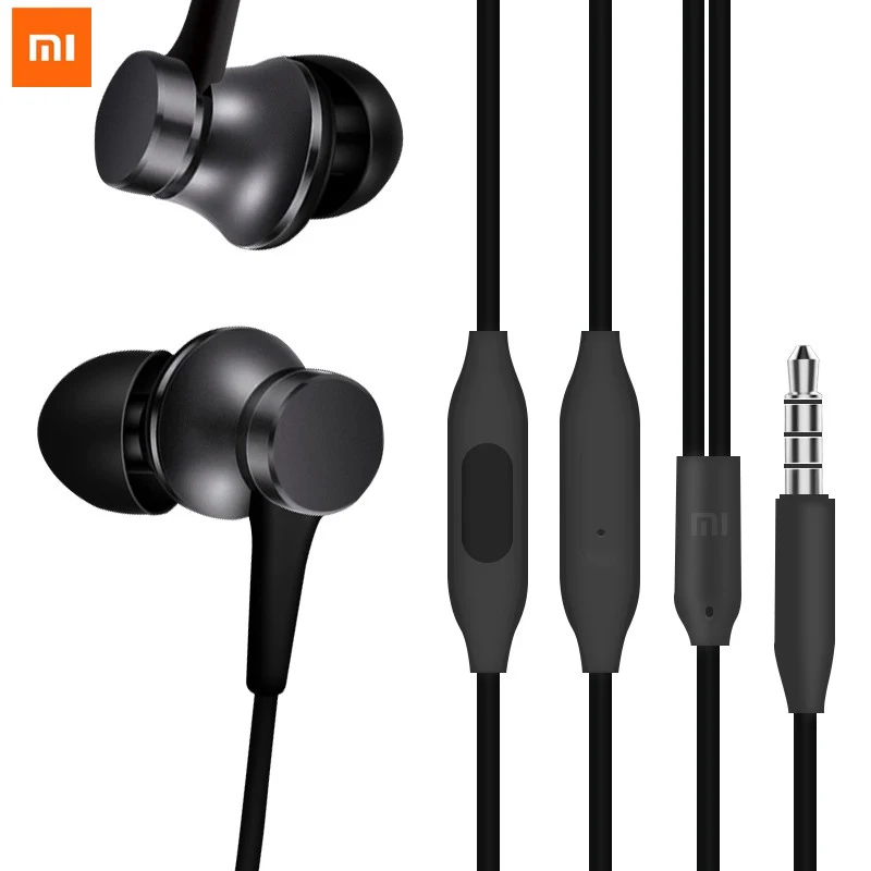 Внутриканальные наушники Xiaomi Piston 3 с микрофоном 5 мм для Mi A1 Pad 4 A3 Lite cc9 Redmi Note 9S 8 8A 8T 7
