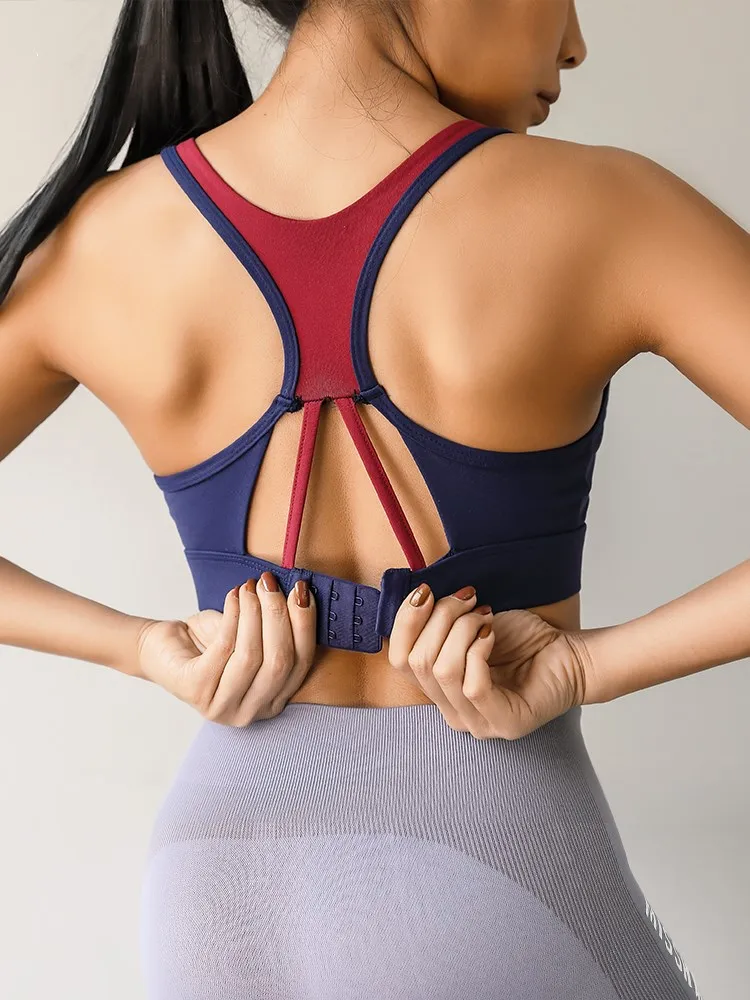 Спортивный бюстгальтер с чашками пуш ап и эффектом русалки|Спортивные топы| |