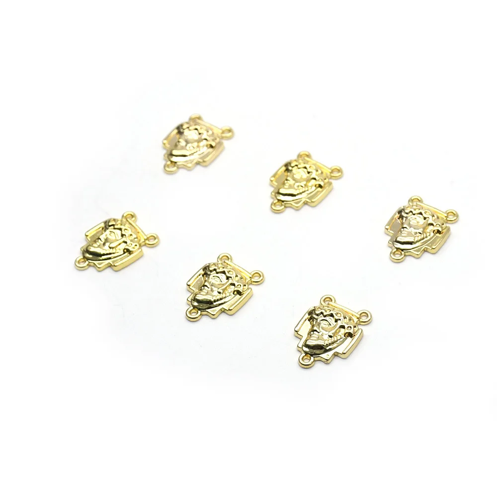 (10 шт. в упаковке) золотой с Христом отцом Мэри тригонометрические четки ожерелье