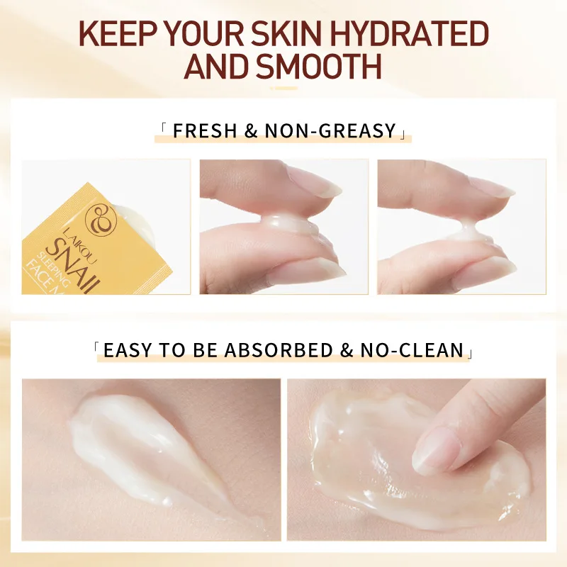 7 шт. лицо улитки маска для сна лица стирка запрещена Красота Уход за лицом