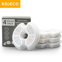 rojeco cat water fountain filter replacement filters for cat drinker 2l automatic pets water dispenser flower triple filtration