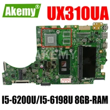 UX310UA Laptop motherboard for ASUS UX310UQK UX310UQ UX410UQ UX410UQK UX310UA original mainboard 8GB-RAM I5-6200U/I5-6198U
