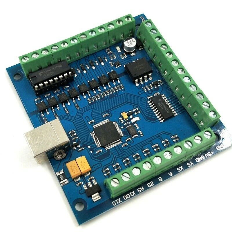 CNC MACH3 USB 4 оси 100 кГц Гладкий Степпер карта контроллера движения|Детали и