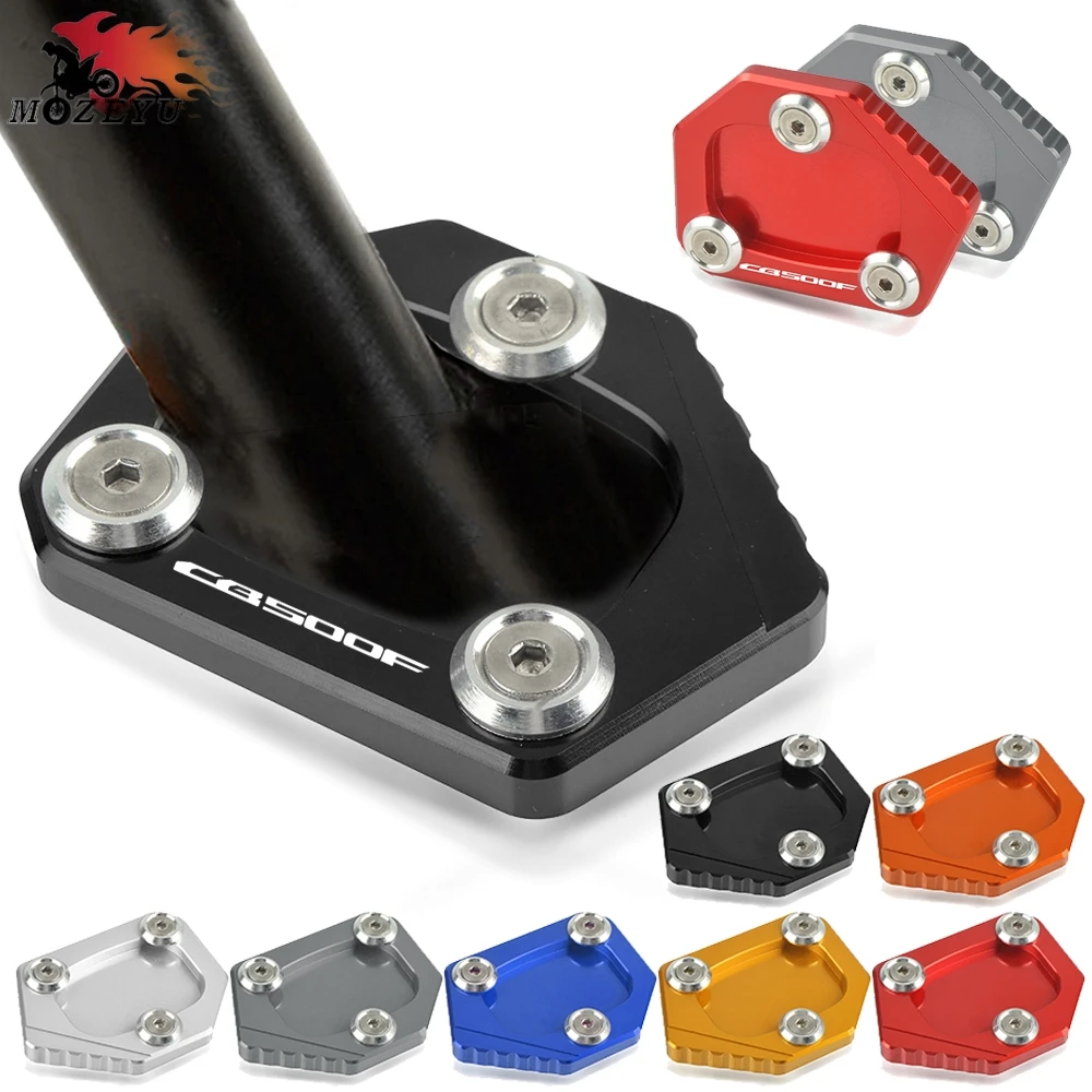 

CB 500F CB500 F Kickstand Foot Sidestand Extension Pad Support Plate Enlarge Stand Main Stand Protect For Honda CB500F 2013 2014