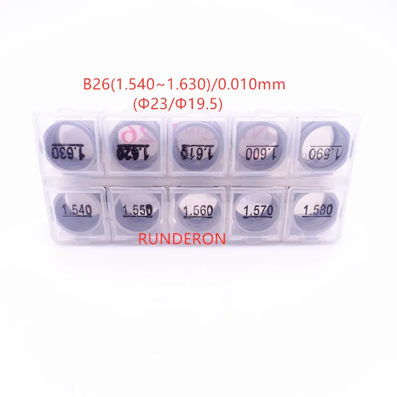 

Auto Parts CR Fuel Injectors Service Common Rail Stroke Gap Adjustment Washer Shim for Bosch 120 Series B26 1.54-1.63