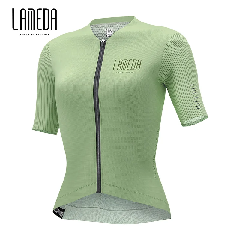 

LAMEDA Women's Cycling Jersey Short Sleeves Pro Team Bicycle Clothing Quick Dry Bike Shirt Mountain MTB Road Cycling Top