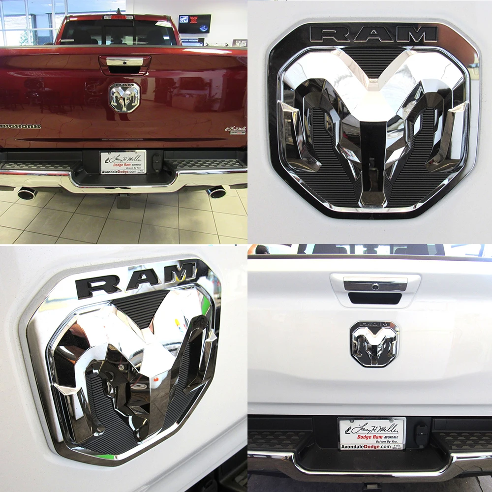 Подходит для нового логотипа Dodge RAM Tail Box Label 1500 Rebel 3D персональная овечья голова