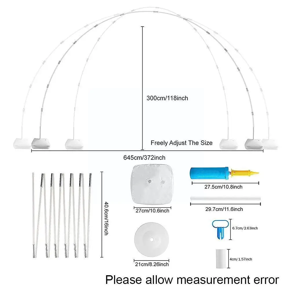 

Set Adjustable Balloon Bracket Balloon Table Floating Fiber +15 Rod Section Arch Accessories Party Wedding Bracket Birthday J4c1