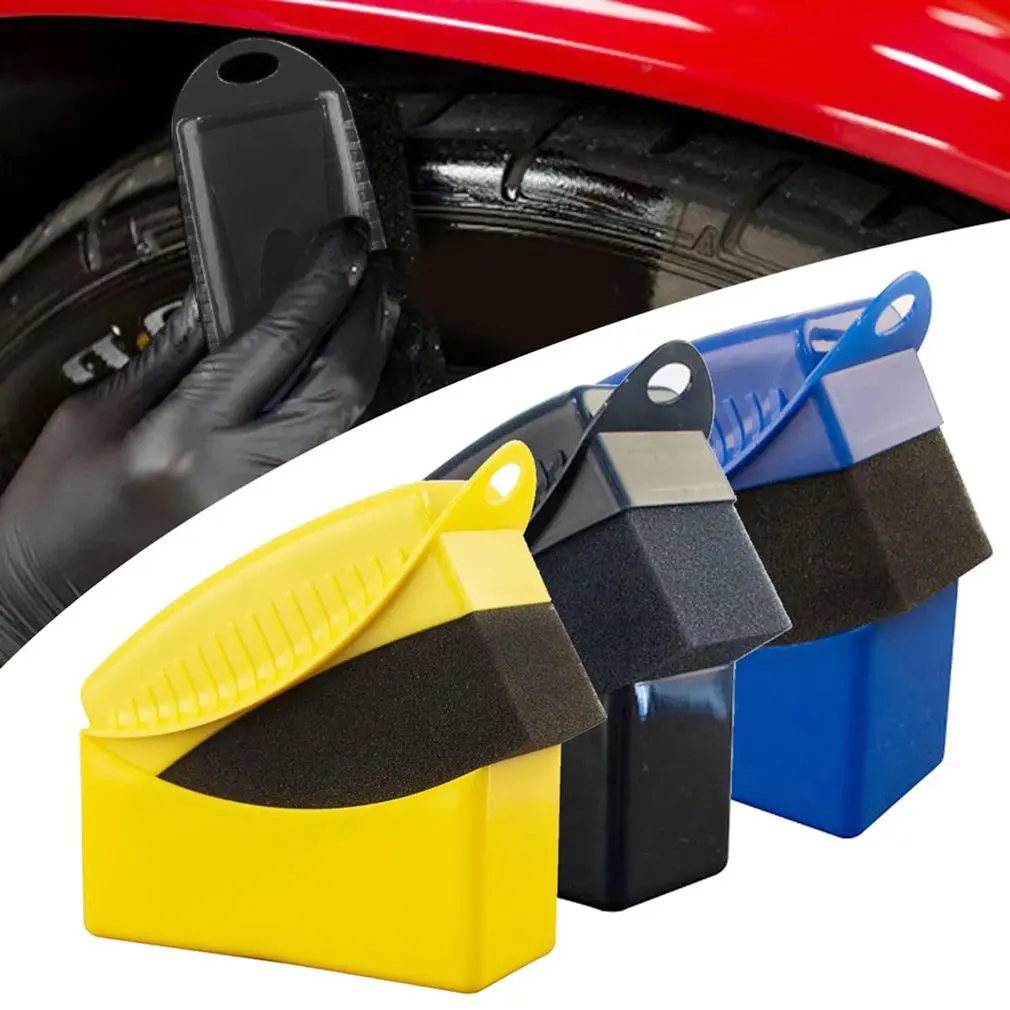 

Portable Car Tire Brush With Cover Car Tire Brush With Cover 12X5.5x7cm With Cover Car Cleaning Tool