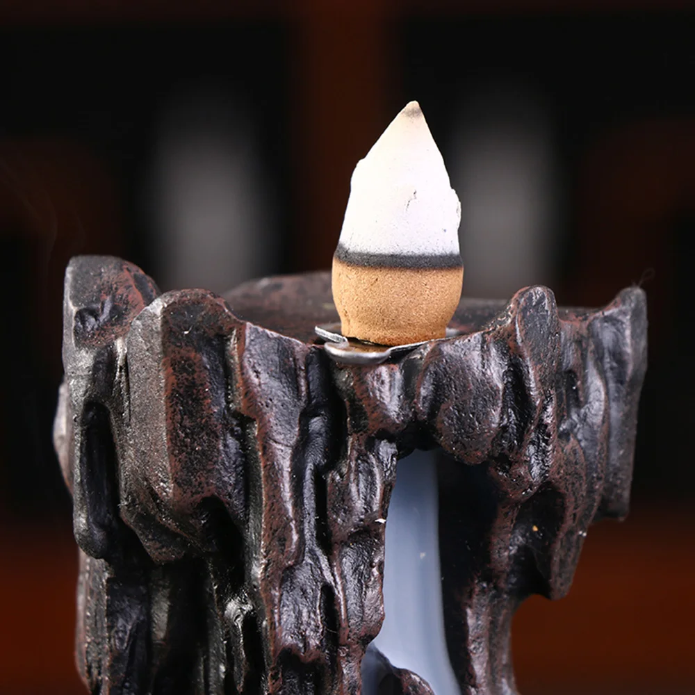 Ароматическая горелка подарок изысканный дом уникальные Ремесла водопад дым