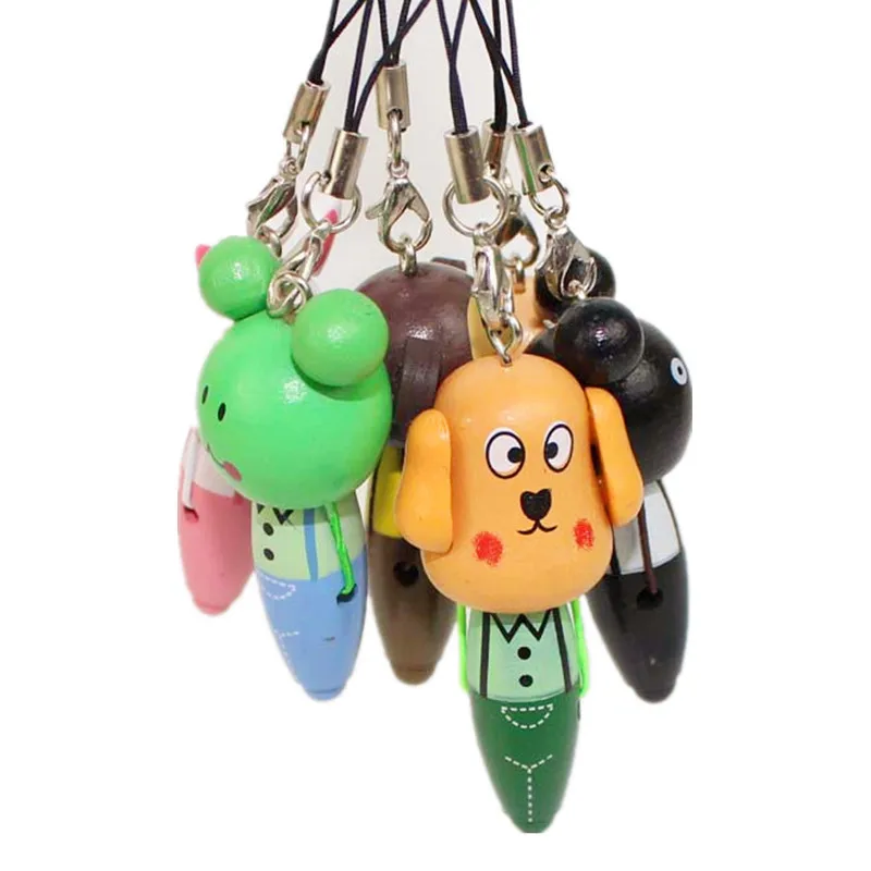 Корейская креативная шариковая ручка 30 шт. деревянная с мультяшным животным