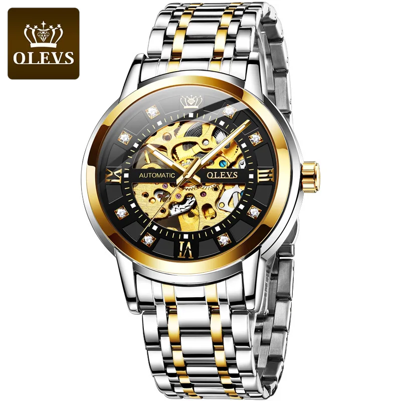 

Factory Wholesale Hollow Jeweled Watch Fashion Trend Luminous Mechanical Watch Men's Watch Men's Watch