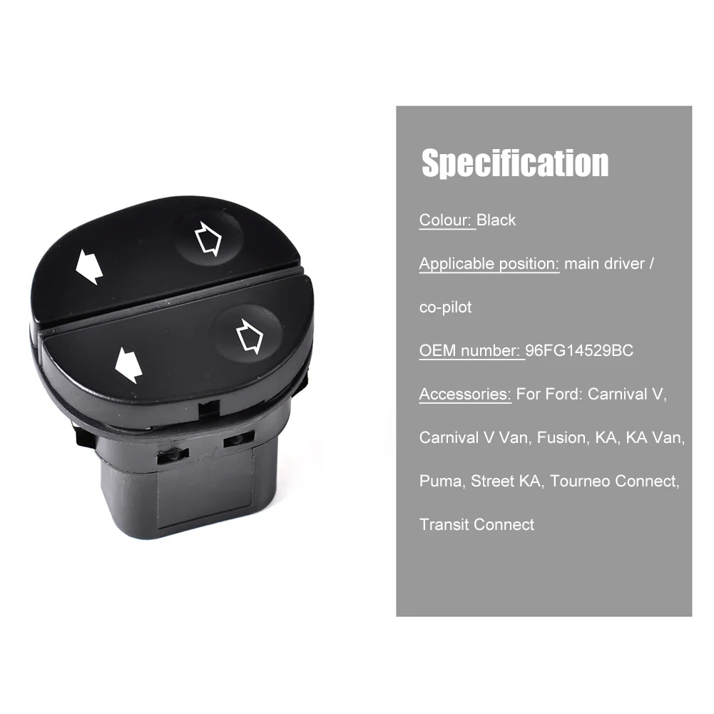 Кнопка управления стеклоподъемником для Ford Fiesta MK6 Fusion KA CONNECT FIESTA MK5 FUSION