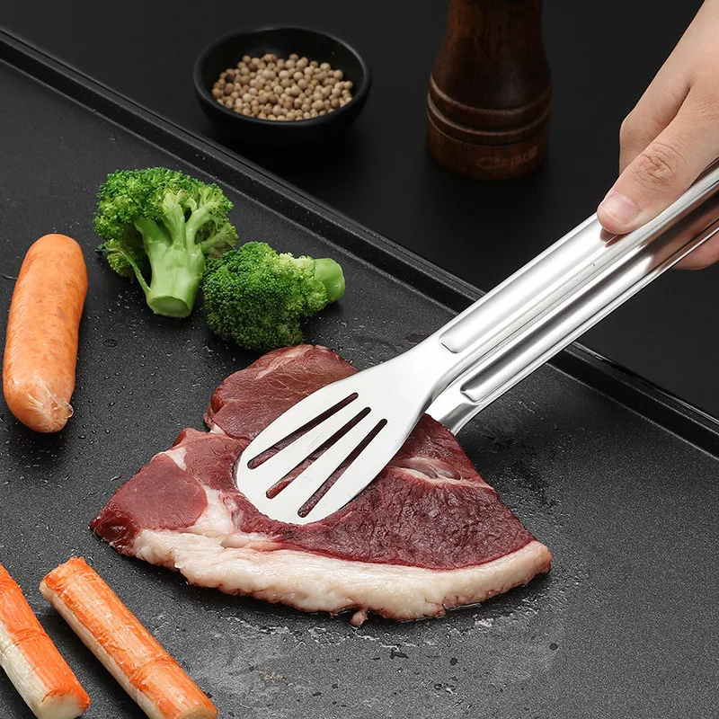 

BBQ Tong Kitchen Tools Kitchen Accessories Stainless Steel Bread Tongs Buffet-type Barbecue Meat Clip BBQ Accessories Grill Tool